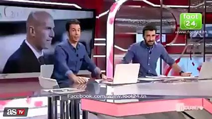 ثبّت مليح في زيدان آش عمل في الندوة الصحفية بعد الكلاسيكو ههههه