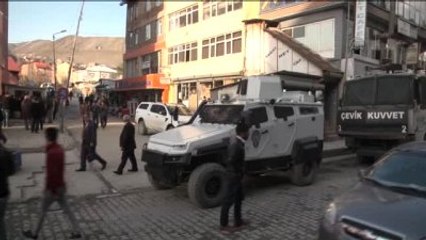 Hakkari'de İzinsiz Gösteriye Müdahale