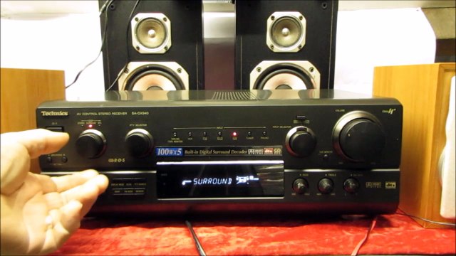 TECHNICS SA-DX940 AV CONTROL STEREO RECEIVER ~ RDS