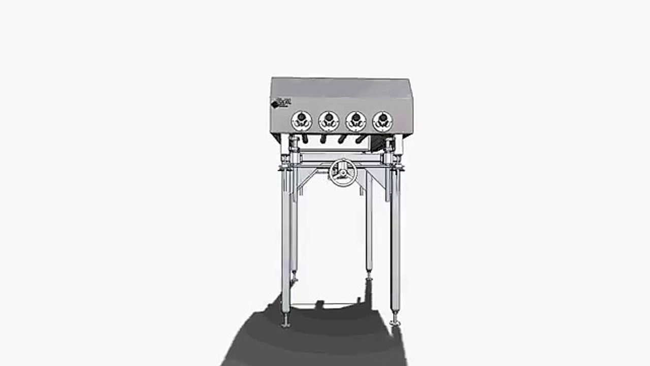 Custom Flame Hood for Flame-Baking Pizza Crusts