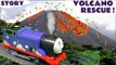 Thomas and Friends Volcano Rescue Episode Thomas Y Sus Amigos | Real Steam Thomas Toy Unboxing