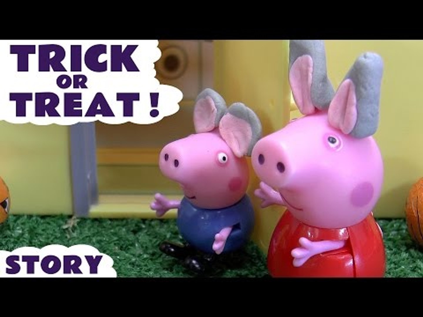 Peppa Pig Play Doh Halloween Trick Or Treat English Episode | Juguetes de  Peppa Pig Plastilina - video Dailymotion