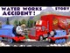 Thomas The Train Accident Rescue with Cars McQueen | Water Works Rescue Toy Train Set Unboxing