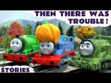 Thomas & Friends Trouble Accidents Pranks with Paw Patrol and Play Doh | Halloween and Tom Moss