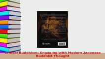 PDF  Critical Buddhism Engaging with Modern Japanese Buddhist Thought  EBook