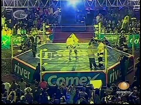 AAA-SinLimite 2009-03-15 Rey de Reys 06 Seconds Hair vs Hair - Vampiro vs. Konnan