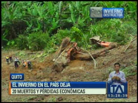 El invierno en el país deja 20 muertos y pérdidas económicas