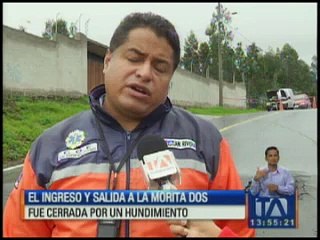 Ingreso y salida a la Morita 2 fueron cerrados por hundimiento