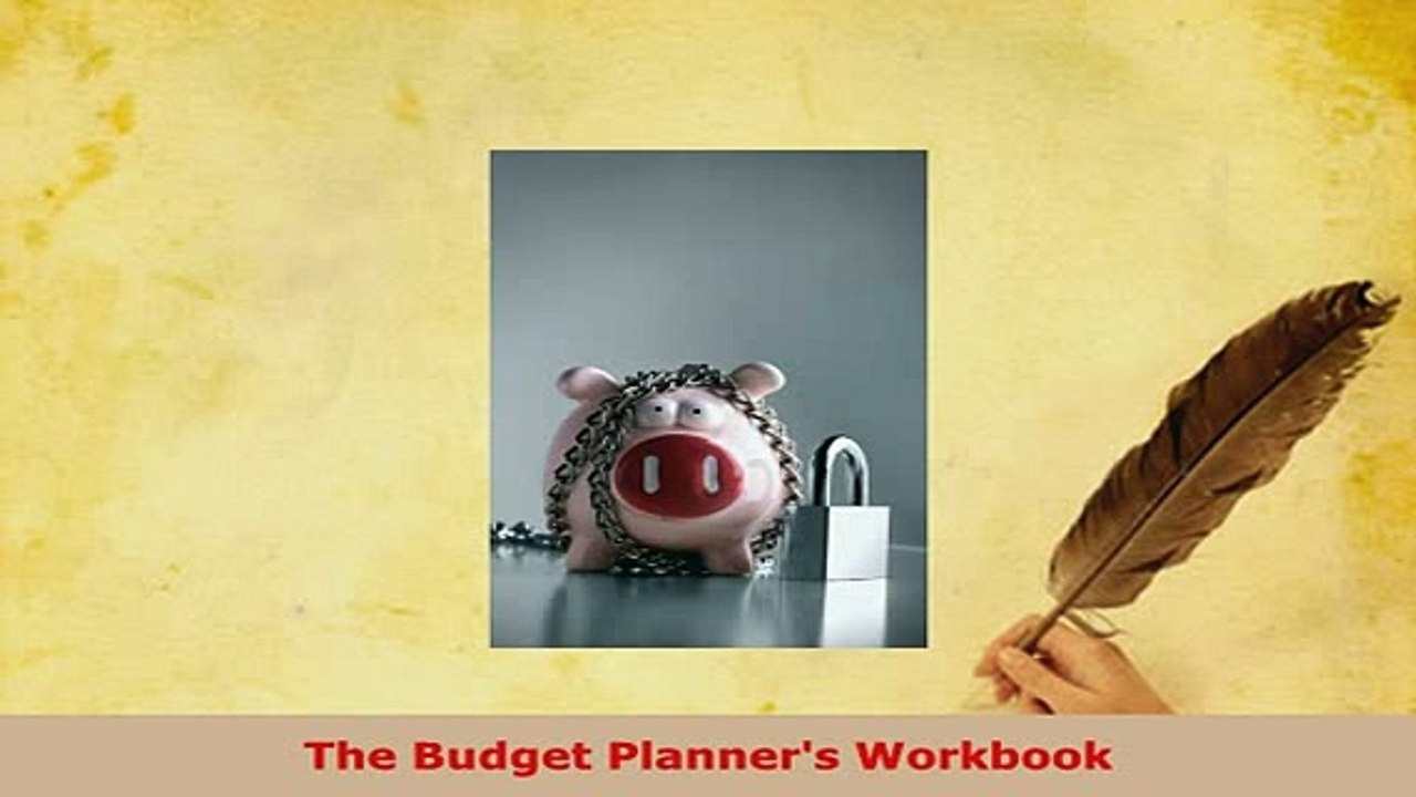 Read  The Budget Planners Workbook Ebook Free