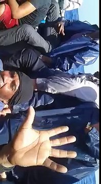 Grupo de policías balseros llegan a los Estados Unidos