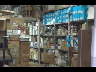 Palermo - 50mila euro di merce rubata in un deposito alla Zisa (05.04.16)