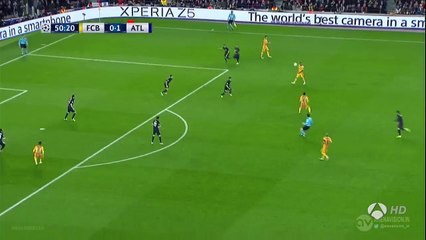 Neymar Incredible Hits the Crossbar vs Atleti