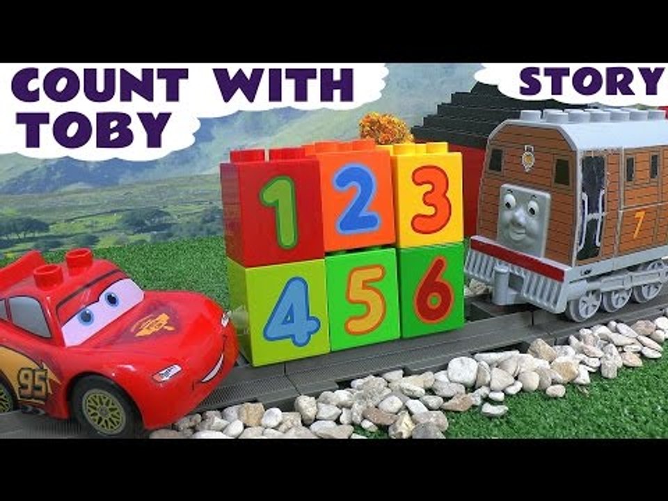 Learn To Count 123 With Cars & Thomas & Friends Toby Lego Duplo Cars McQueen Plus Animals