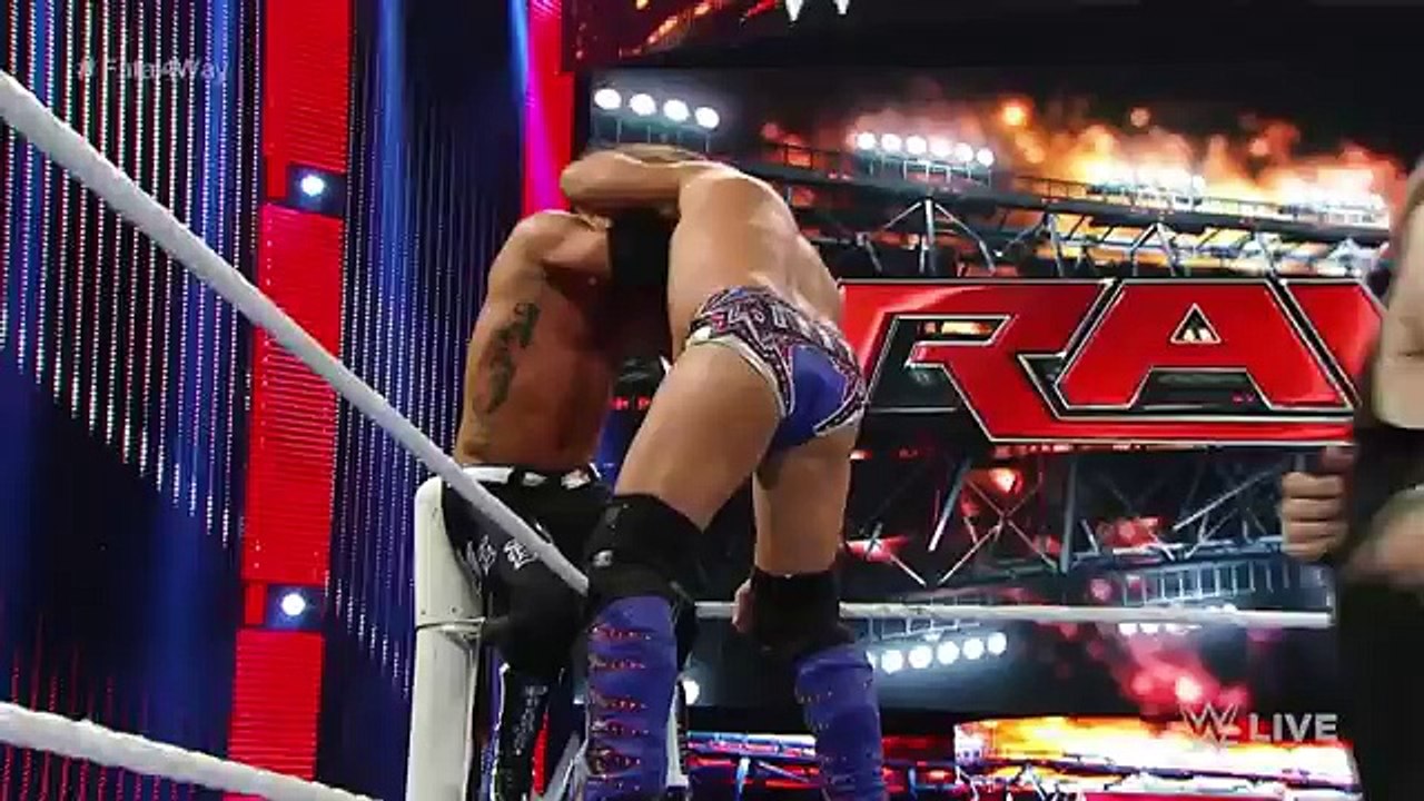 WWE World Heavyweight Title No. 1 Contender's Fatal Four Way Match- Raw, April 4, 2016