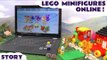 Lego Minifigures Online Duplo Toy Train Blind Bag Opening and Online Gaming with Intel