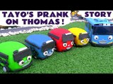 Thomas The Tank Engine Prank By Tayo 꼬마버스 타요 | Play Doh Toy Minions Thomas and Friends Story