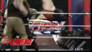 Wyatt Famliy Attacks Team League Of Nation Team Crack WWE RAW 4-4-2016