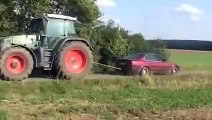 Traktör ve Bmw Süper Çekişme