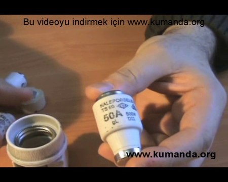 Elektrik Eğitim Videosu - Kumanda_busonlu_sigorta - kumanda.org