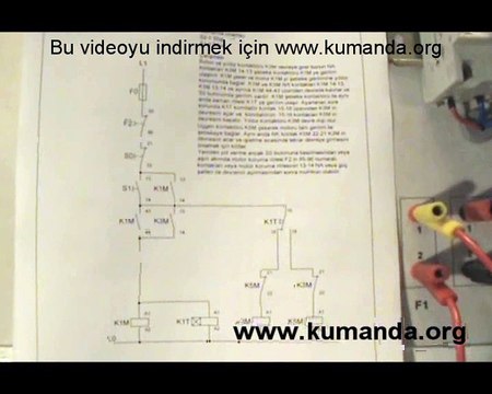 Elektrik Eğitim Videosu - Kumanda devreleri arıza arama - Yıldız üçgen - kumanda.org