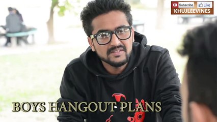 Boys Hangout VS Couple Date By KhujLee Vines​