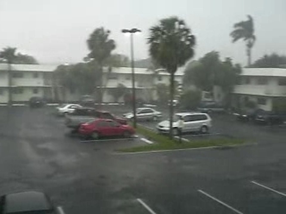 Rain Storm in Miami FL