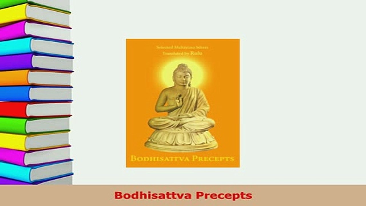 PDF  Bodhisattva Precepts  EBook
