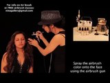 Airbrush foundation tutorial, Airbrush makeup tutorial.Beauty School Dubai دورات مكياج العربي