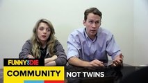 Not Twins: James & Carly at the Leasing Office