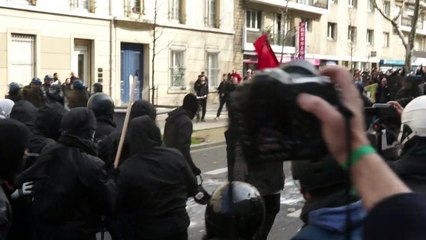 Loi travail : 130 interpellations en marge de la manifestation