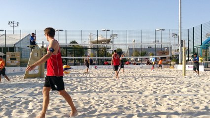 3è set USA vs GER 2-1 Gibb/Patterson vs Dollinger, A./Schümann GER  (17-21, 21-12, 15-12