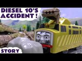 Thomas & Friends Diesel 10 Crash Accident Play Doh Diggin Rigs Rescue Story Episode Thomas Train