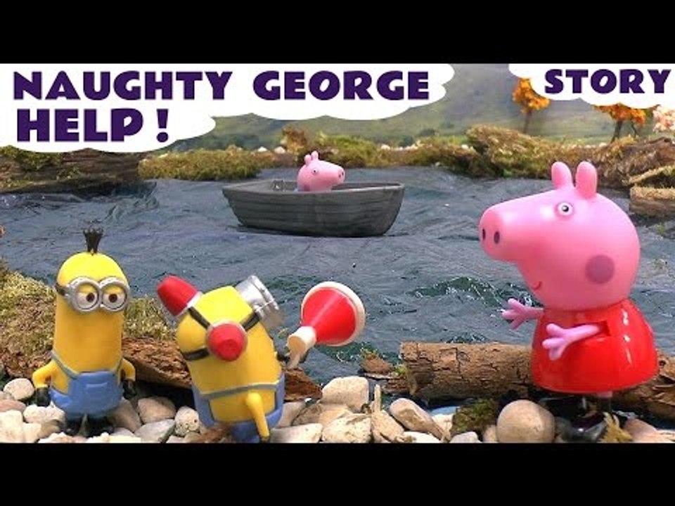 Peppa Pig - Funny Minions Rescue Naughty George Thomas and Friends Episode Pirate Minion
