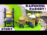 Minions Funny Fairy Tale Rapunzel Parody | Thomas & Friends Story | Disney Tangled Magical Tower