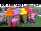 Peppa Pig Play Doh Ice Cream Masha I Medved Thomas And Friends Shopkins Frozen MLP Surprise Toy
