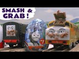 Thomas and Friends Diesel 10 's Smash and Grab Kinder Surprise Eggs Toy Trains Crash Accident