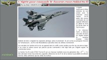 L’Algérie passe commande de chasseurs russes Soukhoï Su 35 (Flanker E)