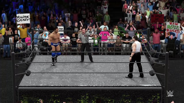 WWE 2K16 ken shamrock v bruce willis