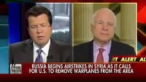 John McCain wants to arm Syrian Rebels to shoot down Russian planes