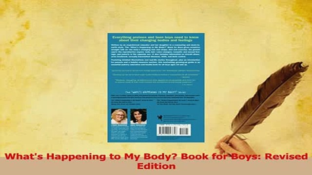 Read Whats Happening to My Body Book for Boys Revised Edition Ebook Free