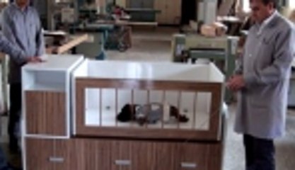 Bebek sesine duyarlı beşik