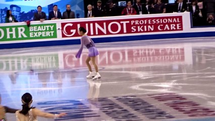 浅田真央(mao asada) World 2016 FS 6分間練習（ダイジェスト 観客席Ver.）