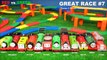 GREAT RACE #7 on FENBO tracks Thomas and Friends toy trains / pociągi zabawki Wielki Wyści