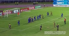 1-0 Angel Wilker Goal - Deportivo Tachira v. Emelec - Copa Libertadores 05.04.2016