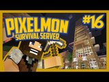 Pixelmon Survival Server (Minecraft Pokemon Mod) Lets Play Ep.16 Tallest Hotel Ever!!