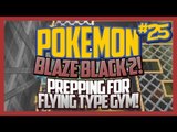 Pokemon Blaze Black 2 Lets Play Ep.25 Prepping for Flying Type Gym!
