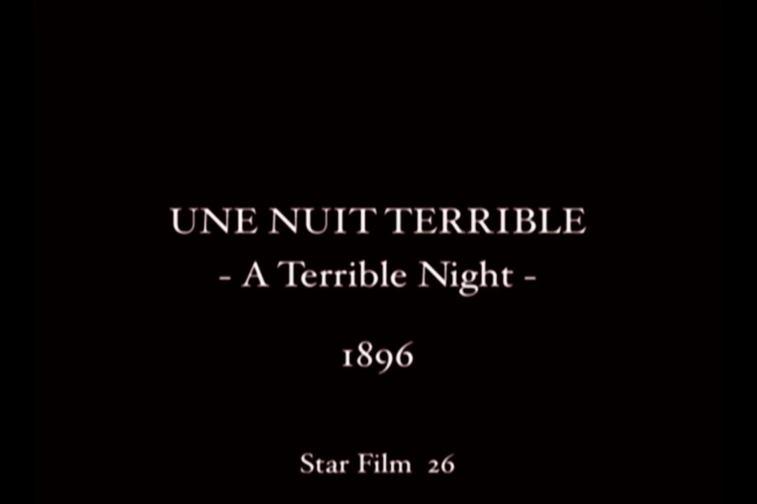 A Terrible Night (1896) Georges Méliès-Early Silent Classic Movie