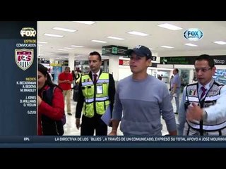Chicharito y Rafael Márquez reportaron con el Tri
