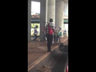 #WhatsAppCri  Pelea de buhoneros en San Miguelito. ¿Qué pasa #Panamá?
