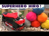 Superhero Hiro Thomas and Friends Play Doh Superheroes Surprise Eggs Marvel Avengers